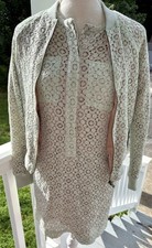Victoria Beckham for Target Women's Mint Green Lace Jacket & Shift Dress Set XS