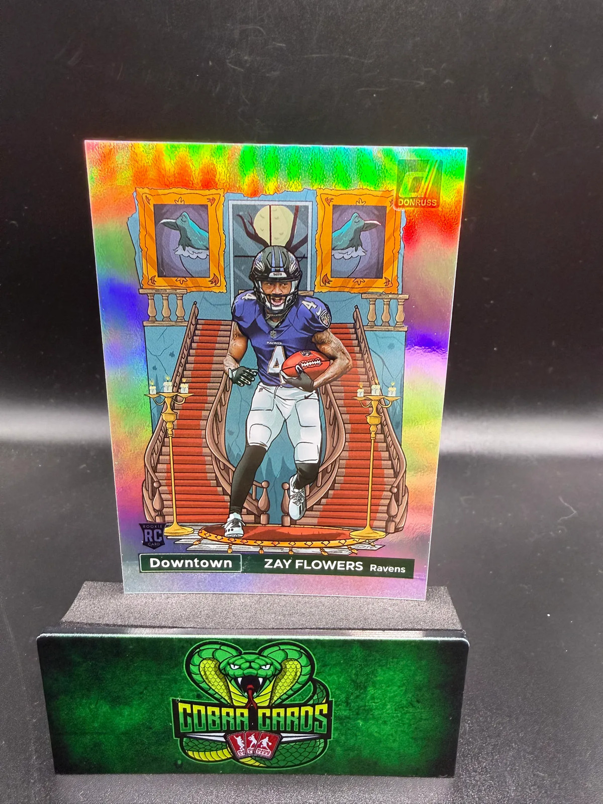 2023 Panini Donruss Optic Downtown Zay Flowers #D-17 Downtown RC