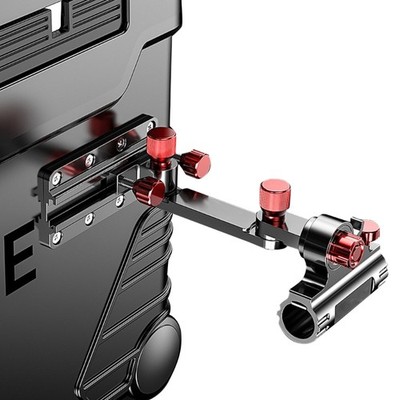 Double Head Rod Corner Fishing Box Corner Turret Frame Aluminum Alloy Universal