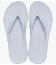 Crocs Flip Flops Women's Sz 12 Men  s Size 10 Dreamscape Pale Blue EUC