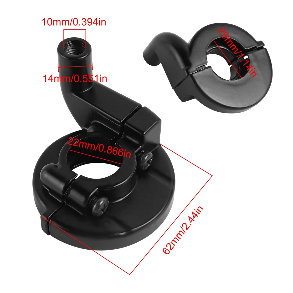 Cable de manija/acelerador para Honda C70 CL110 CT90 CT110 (barra de 7/8") Foto 4 de 4