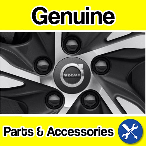 Genuine Volvo XC60 (16-) Hub Cap Kit/Wheel Centre Kit (Dark Grey)