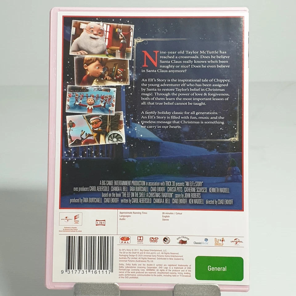 Elf On The Shelf Dvd Bundle An Elf's Story  Christmas PAL Region 2,4 Elf Pets - Image 4 of 4