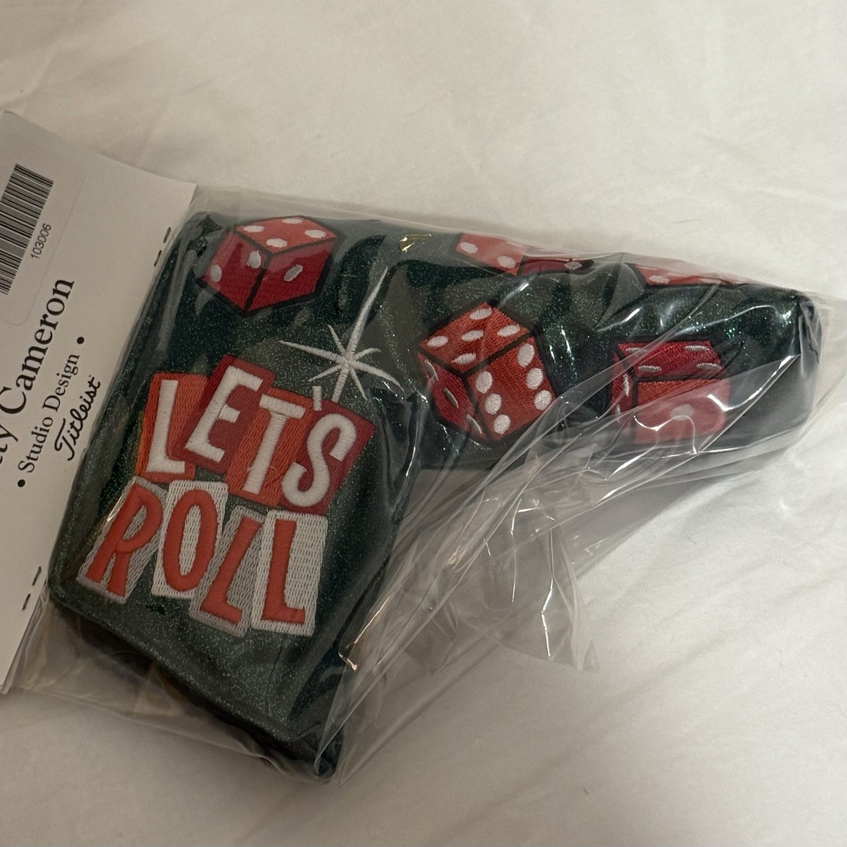 Scotty Cameron - スコッティキャメロン パターカバーVEGAS Let&#39;s Roll Green Scotty Cameron Putter Cover VEGAS Let's Roll Green 2021 Mint