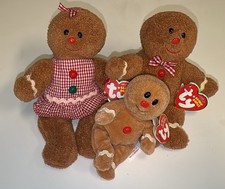 Ty Beanie Baby HANSEL & GRETEL the Gingerbread Man (Boy/Girl) MWMTs Stuffed Toys