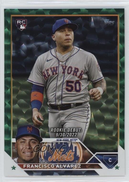 2023 Topps Update Rookie Debut Green Foil 141/499 Francisco Alvarez #US255 0ji1