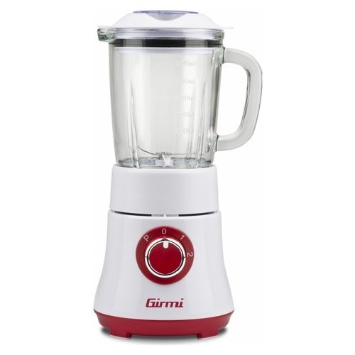 Mini Frullatore Girmi FR23 0,6L 300W Vetro - Design Rosso e Bianco