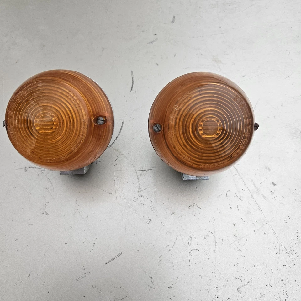 1973-1976 Honda CB 750 360 Front Turn Signal Lights CB750 550 F CL360 CB360 - Image 3 of 4