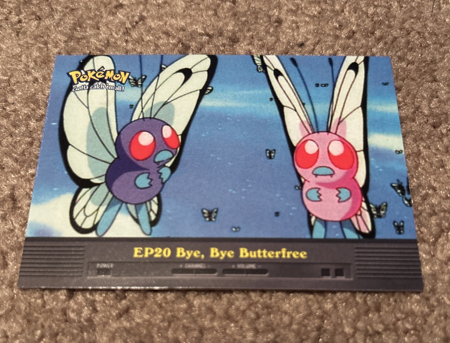 Pokemon Pokémon Bye, Bye Butterfree EP20 Topps 1999 Trading Card TCG