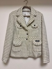 CHANEL Tweed Jacket XL Equivalent Size