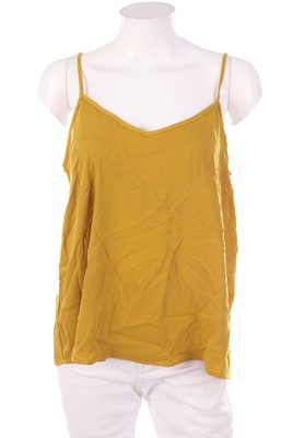 AMISU Blusentop Bluse Top M Gelb #1989