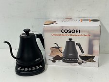 COSORI CO108-NK Stainless Steel 0.8L 1200W Electric Gooseneck Kettle - Black