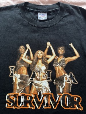 Vintage Destiny s Child 2001 TRL T-Shirt XL Single Stitch Allsport Tee Beyonce