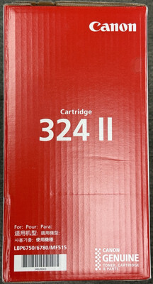 3482B003 (324LL) High-Yield Toner, 12,500 Page-Yield, Black 3482B003 (324LL) High-Yield Toner, 12,500 Page-Yield, Black