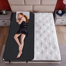 Therapy EMF Grounding Mats Conductive Carbon Leatherette Pad for Better Sleep