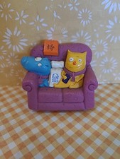 Taco Bell Nacho And Dog On Purple Couch Pull Go Action Toy 1995