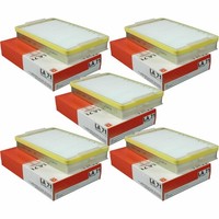 5X Mahle / Knecht LA 71 Filter Innenraumluft Pollenfilter Innenraumfilter