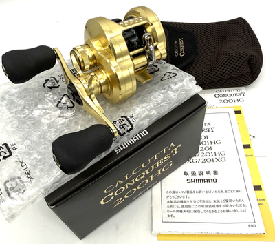 リール SHIMANO CALCUTTA CONQUEST 200HG Shimano 21 CALCUTTA CONQUEST 200HG Right Baitcasting Reel w/Box