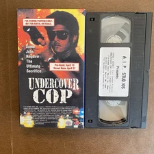 Undercover Cop/The Deadly Secret VHS 1994 Screener Promo Tape AIP Studios
