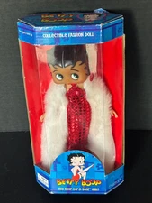 Betty Boop Precious Kids Collectible Fashion Doll 2005 Red Sparkle Dress