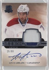 2011-12 Upper Deck The Cup Rookie 25/99 Louis Leblanc #175 Patch Auto 0bz8