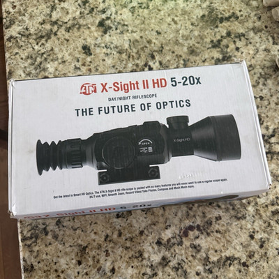 ATN X-Sight II HD 5-20x Day/Night Riflescope 85mm Wi-Fi Video Picatinny