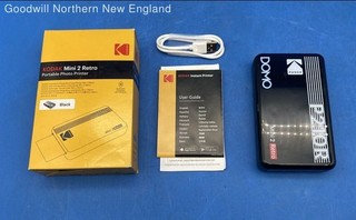 Kodak Mini 2 Retro Portable Photo Printer P210R IOB Tested & Reset