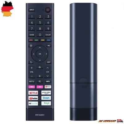 ERF3G80H für Hisense TV-Fernbedienung 43A7G 50A7G 55A7G 65A7G 75A7G 85A7G