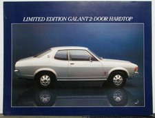 1974 Chrysler Galant Limited Edition Hardtop Sales Folder Australian