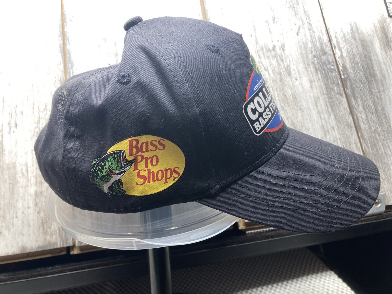 bass pro shop strap back hat cap black ranger boats bass fishing tournament