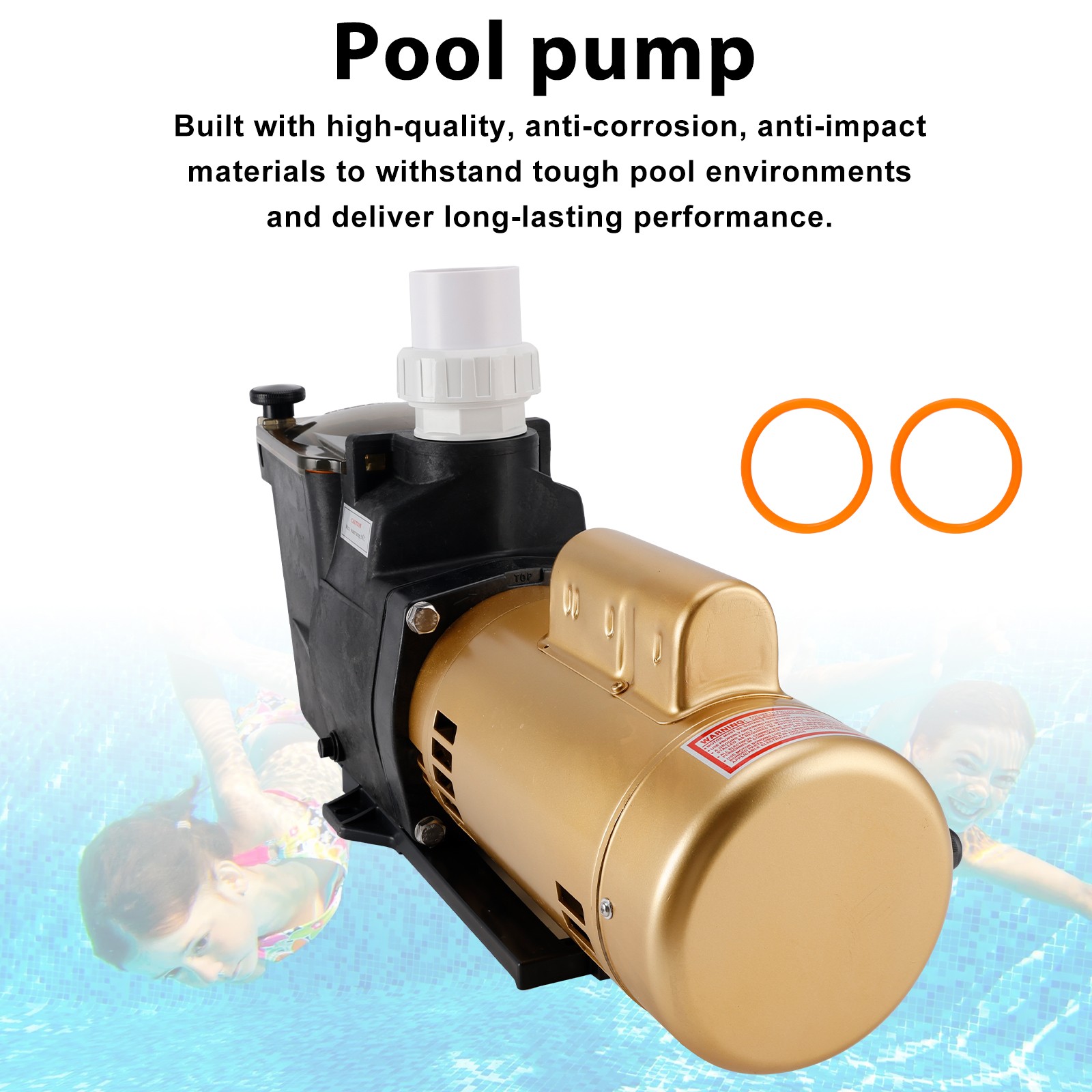 115/230V1HP Single Speed Super Pump for Hayward SP2607X10 Pool Pump W3SP2607X10