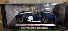 Shelby Collectibles Legend Series Shelby Cobra 427 S/C 1:18 Diecast Blue & White