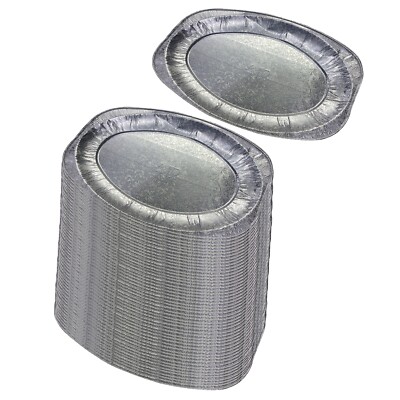 17'' Aluminiumfolie Platte Oval Einweg Teller Catering Servieren Essen Buffet