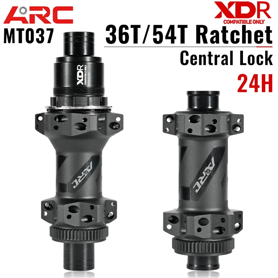 Buje de tracción recta para bicicleta de carretera 24H 36/54T trinquete bloqueo central freno de disco HG XDR Foto 2 de 4