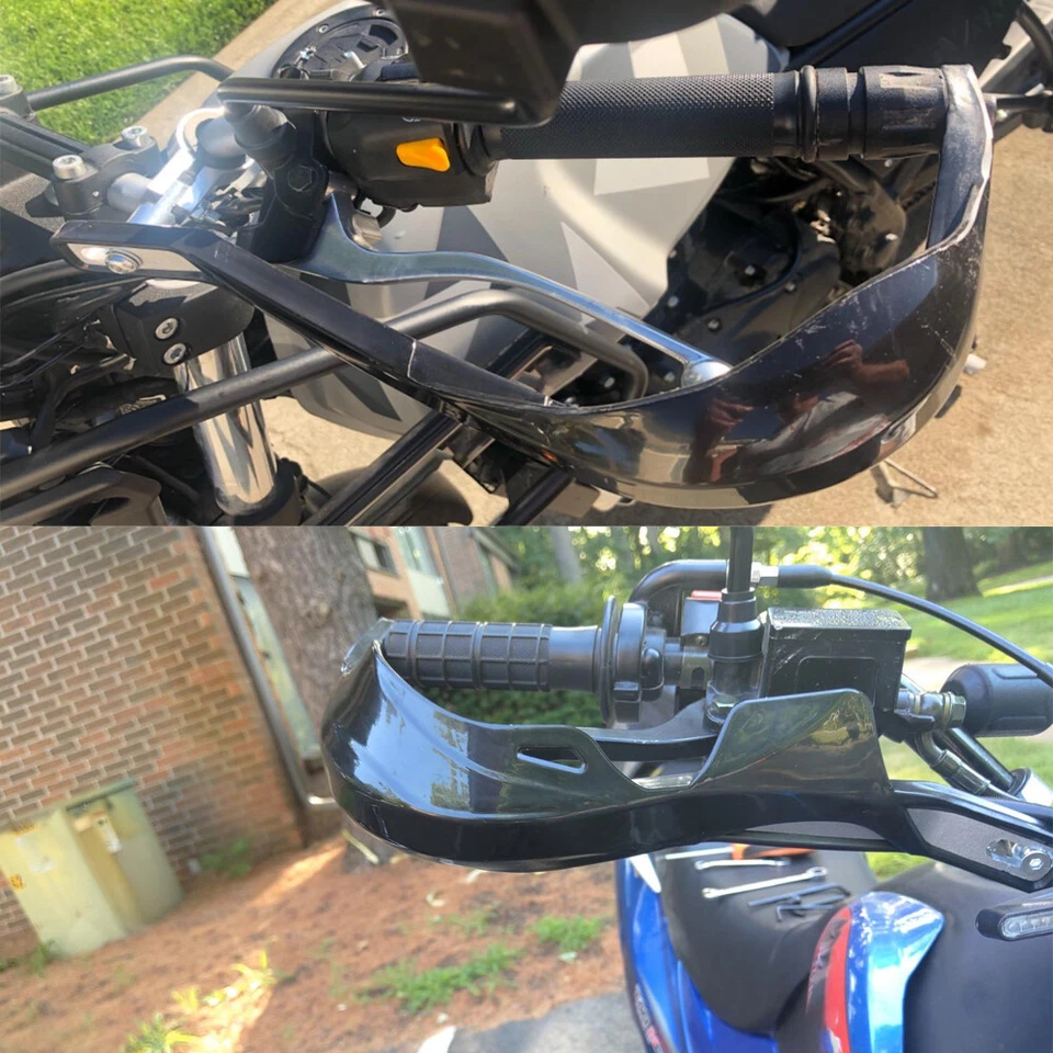 2X Protectores de mano de cepillo de manillar de 7/8" para Kawasaki KLX300R/SM KLX125/140/150/230R Foto 2 de 4
