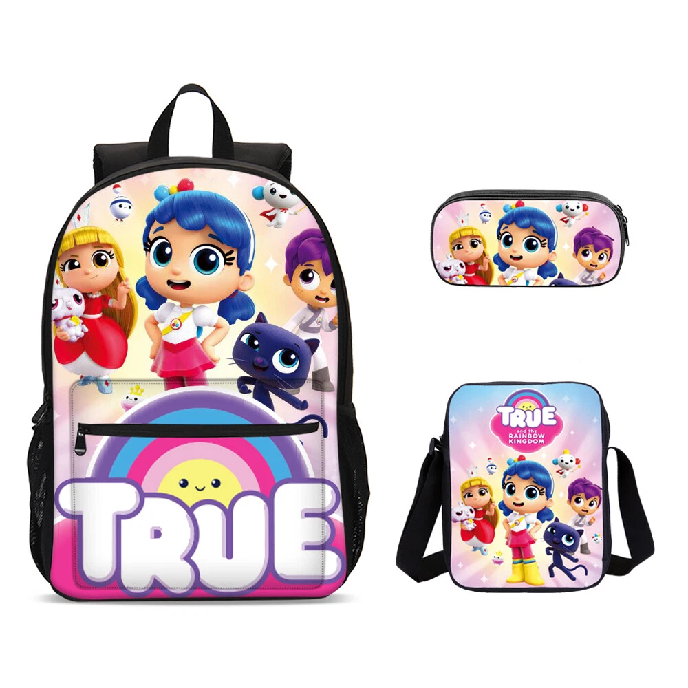 True and the Rainbow Kingdom Girls Backpack Set for Boys and Girls