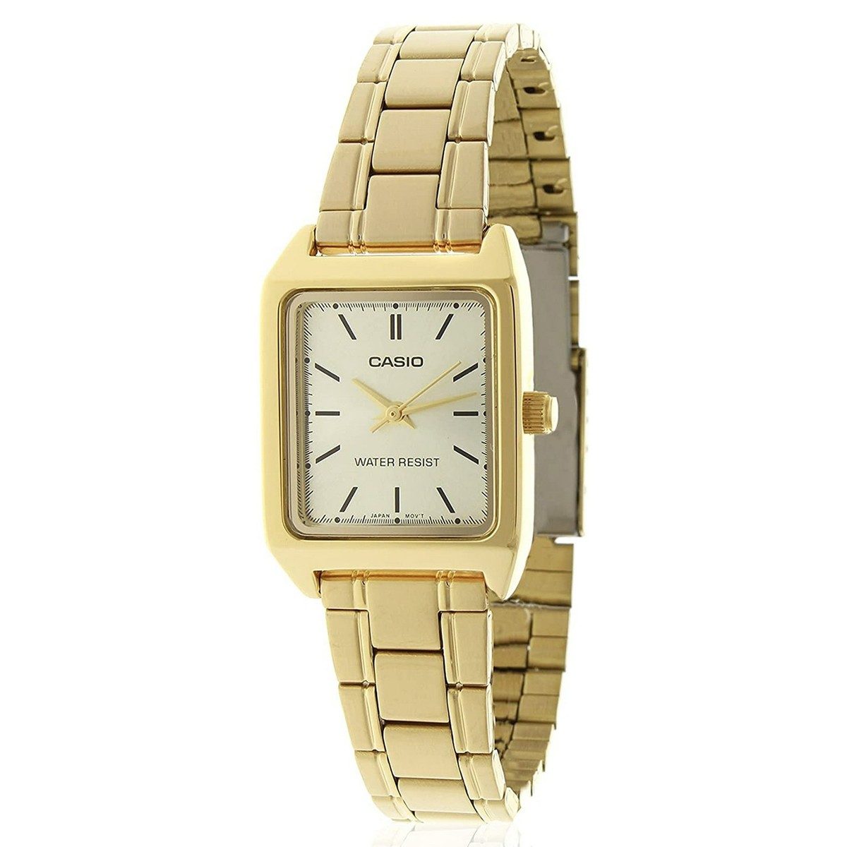 CASIO QUARTZ　メンズ　GOLD/GOLD　海外モデル 新品未使用 Casio LTP-V007G-9E Analog Quartz Gold Tone Stainless Steel Band