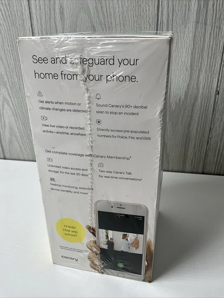 Canary CAN100USBK All-in-One Home Security Device - Black Sealed - Image 2 of 4