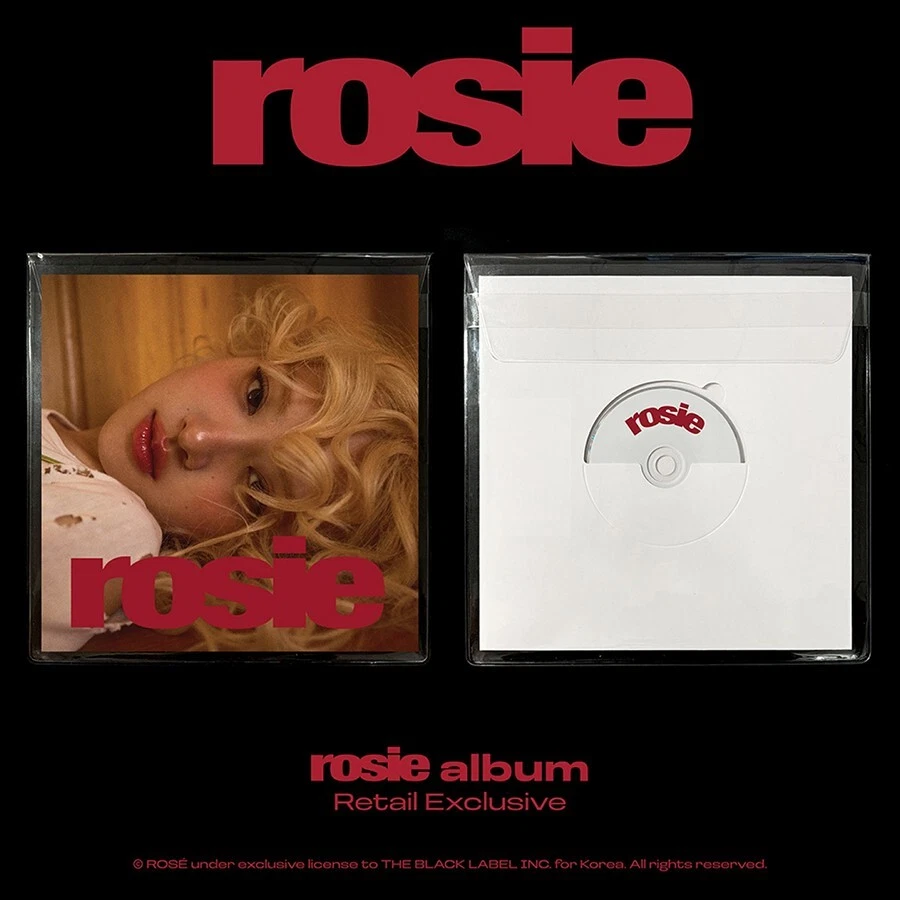 BLACKPINK ROSE [ROSIE] First Album RETAIL EXCLUSIVE Ver/CD+Poster+