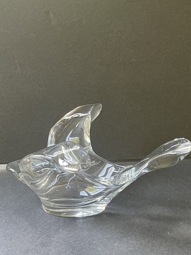 Vintage Ashtray Crystal Flying Bird Pipe Cigar Holder Cottagecore Farmhouse