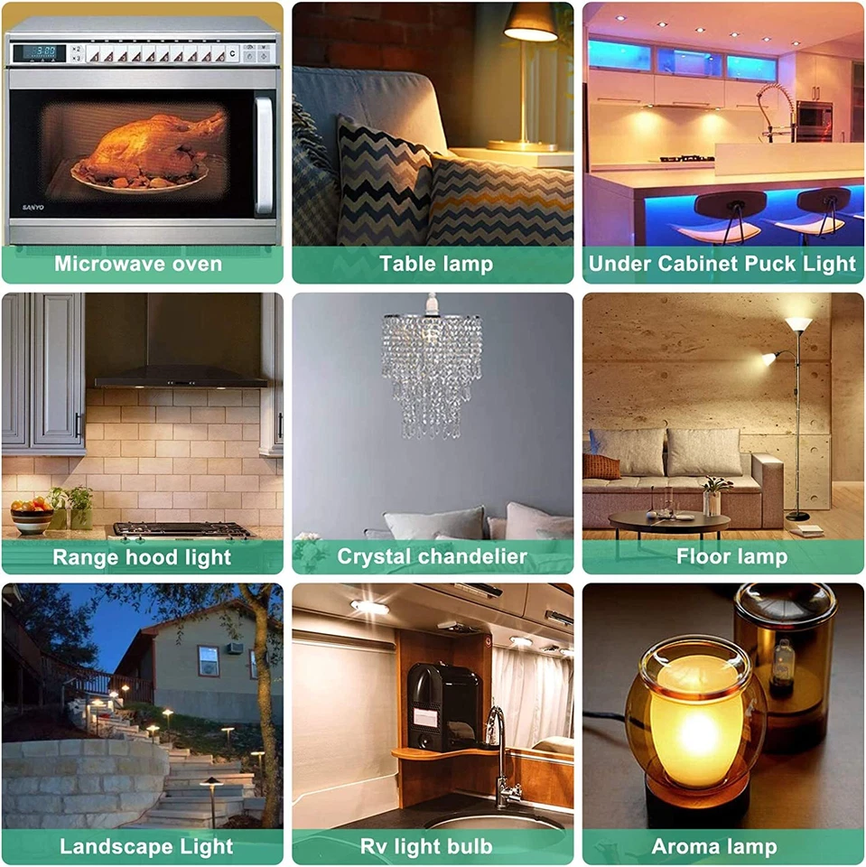 6 Pack G8 Base JCD Type Light Bulb 35W 120V 35 WATT Fast USA Shipping! - Image 3 of 4