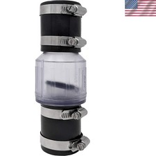 Durable 1-1/2" Sump Pump Check Valve with Buna-N Rubber for Quiet Operations