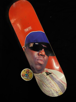 RARE PRIMITIVE Notorious BIG SKATEBOARD Deck Biggie Paul Rodriguez