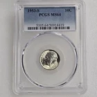 1953-S Roosevelt Silver Dime Uncirculated Lot MS64 Uncirculated 10c Coin Lot