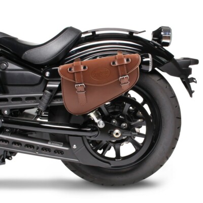 Saddle bag Daelim Daystar 125 Arizona I 3l brown side swing arm