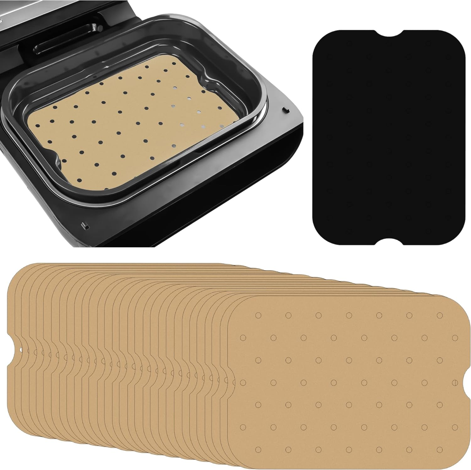 Unbleached Parchment Paper Liners for Ninja Foodi XL Smart FG551 6In1 Indoor G eBay