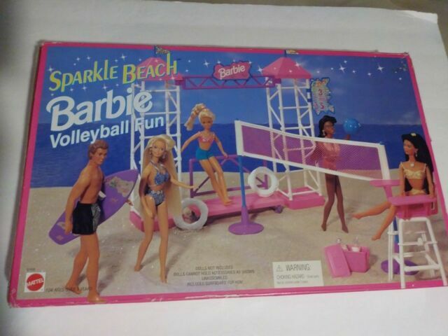barbie beach playset