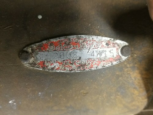 1956 57 58 59 60 61 Chevy Corvette Tach Drive & Generator For Parts Delco - Picture 7 of 7