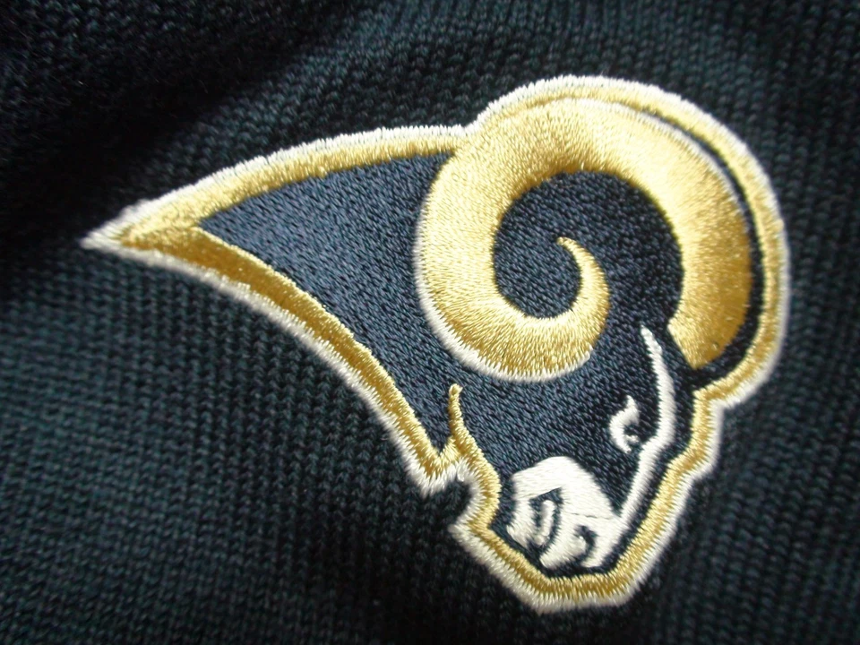 Men's NFL St. Louis Rams Antigua Ambassador Sweater Navy Blue Size Large - Изображение 4 из 4