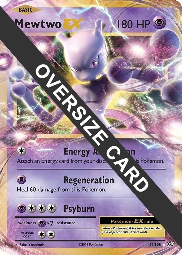 Mewtwo ex 052/108 Jumbo Cards